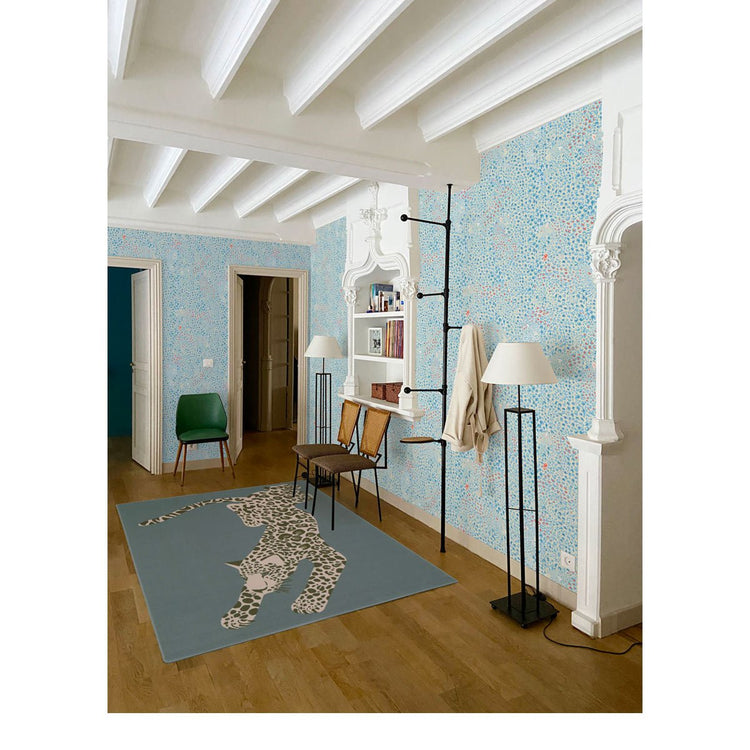 PAPEL PINTADO LEOPARDO ICE