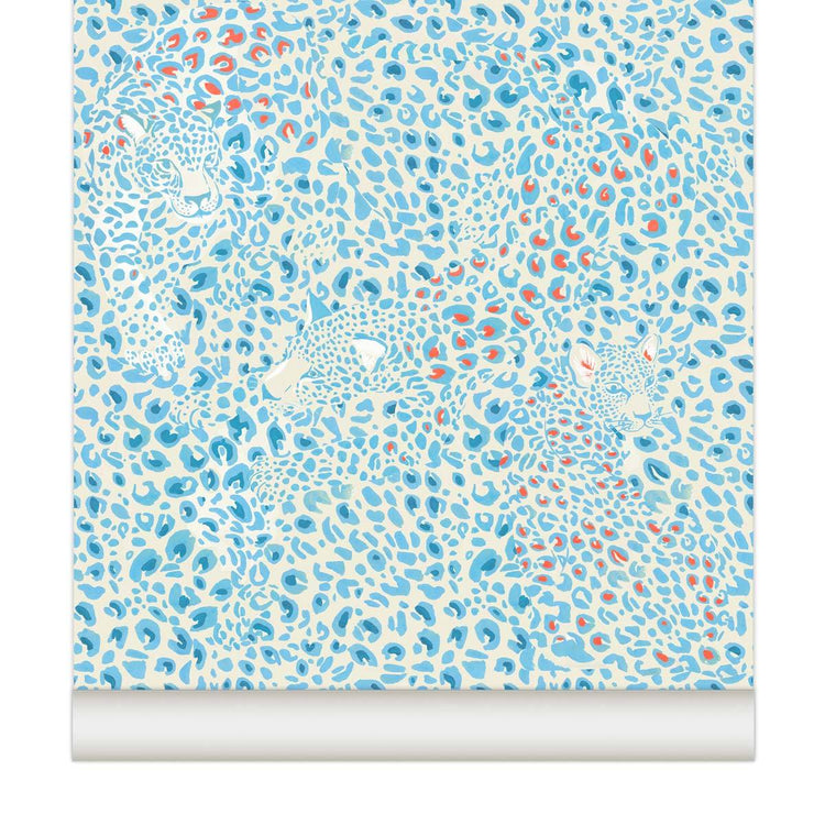 PAPEL PINTADO LEOPARDO ICE