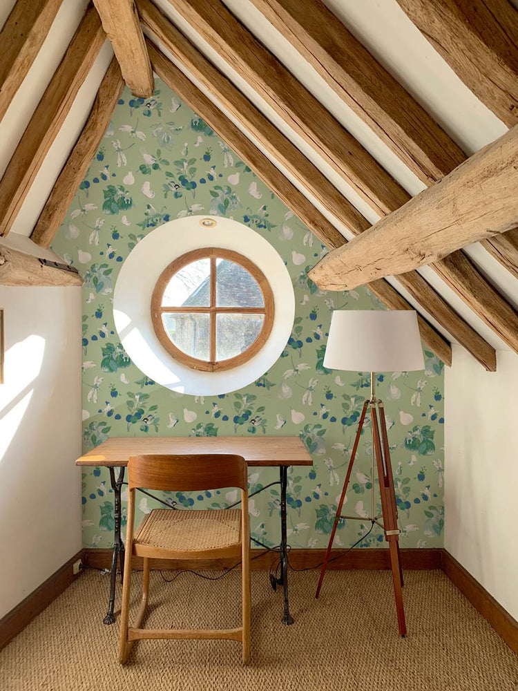 PAPEL PINTADO FIESTA EN EL JARDÍN ALMOND