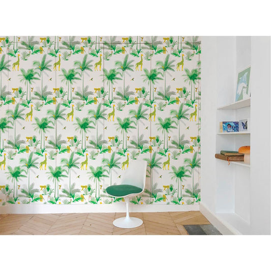 PAPEL PINTADO GRAN TAM TAM MINTY