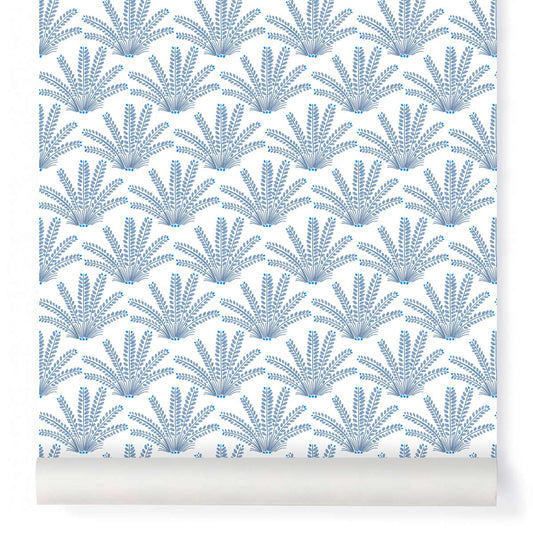 PAPEL PINTADO MARACAS AZUL
