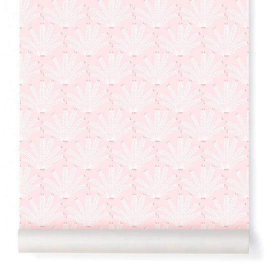 PAPEL PINTADO MARACAS ROSA