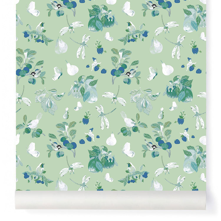 PAPEL PINTADO FIESTA EN EL JARDÍN ALMOND