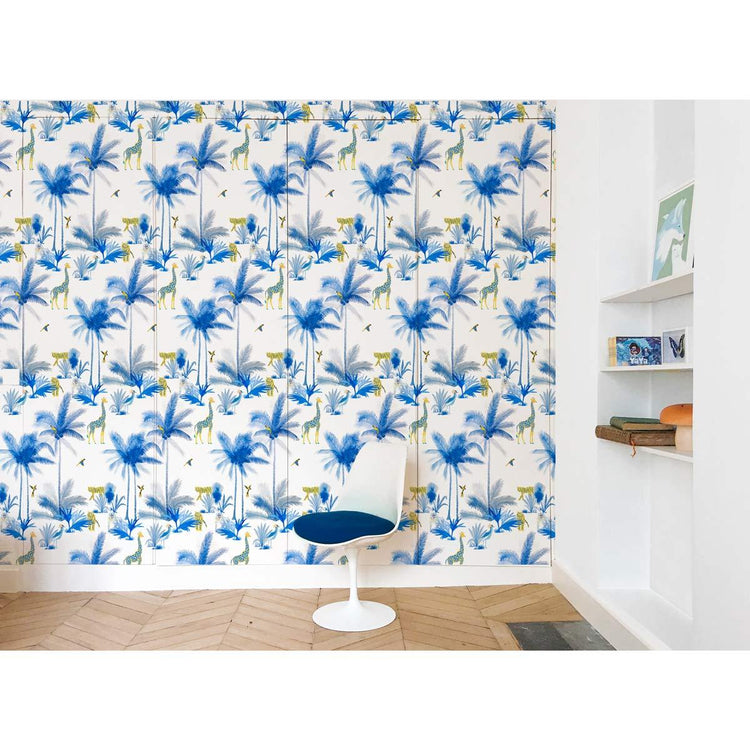 PAPEL PINTADO GRAN TAM TAM BLUE