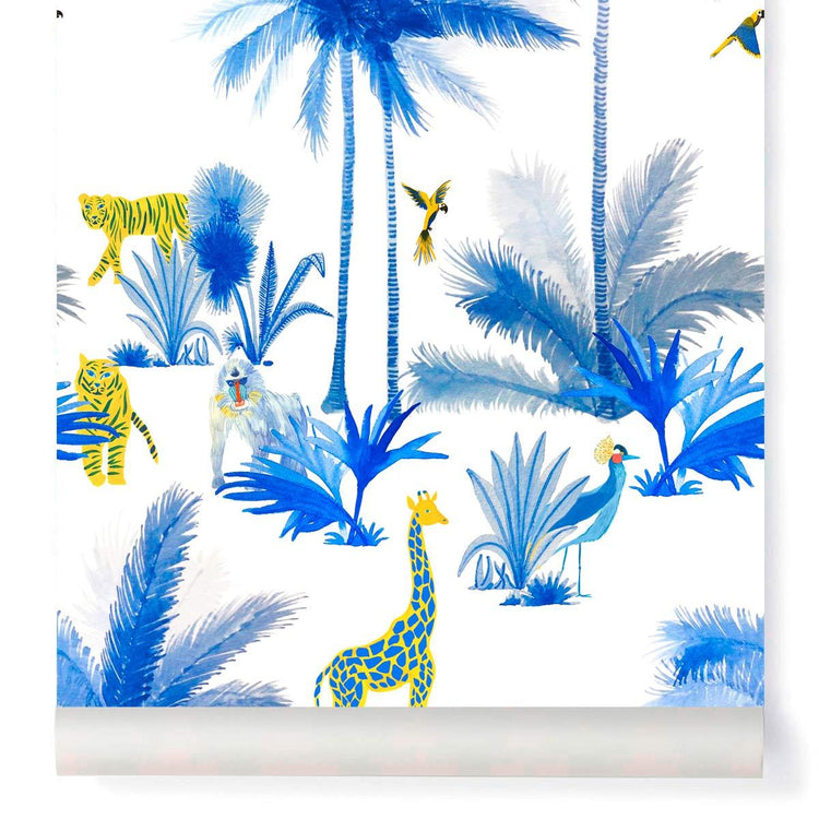 PAPEL PINTADO GRAN TAM TAM BLUE