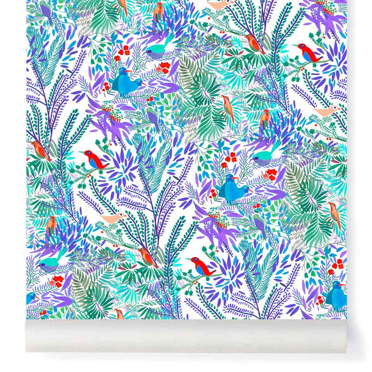 PAPEL PINTADO JAZZ AQUA