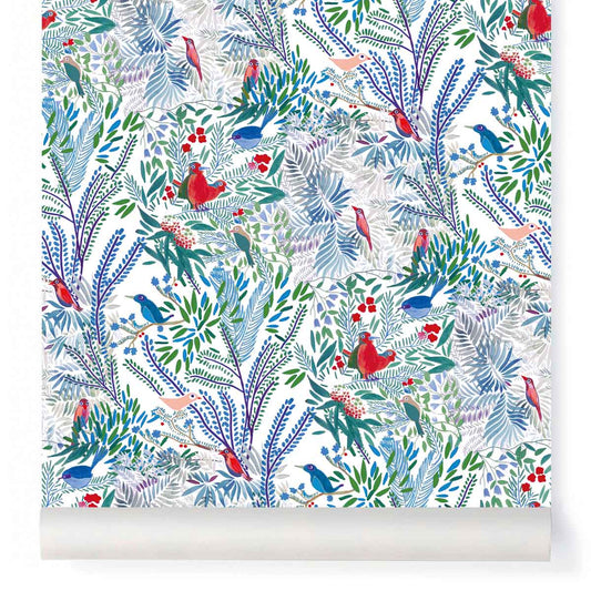 PAPEL PINTADO JAZZ BLUE