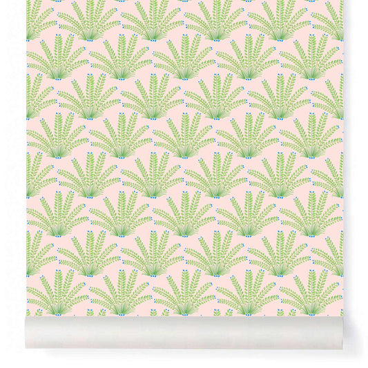 PAPEL PINTADO MARACAS VERDE