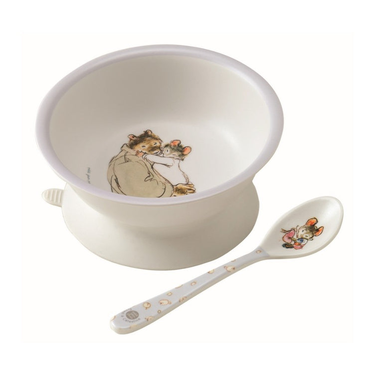 SET CUENCO CON VENTOSA Y CUCHARA ERNEST ET CÉLESTINE