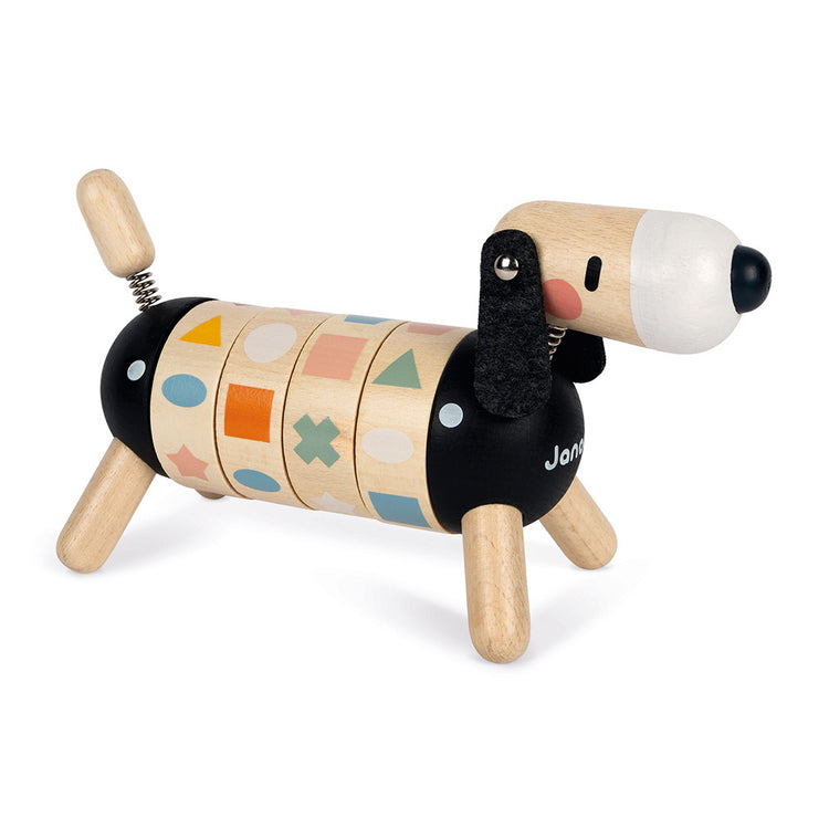 PERRITO DE MADERA - COLORES Y FORMAS