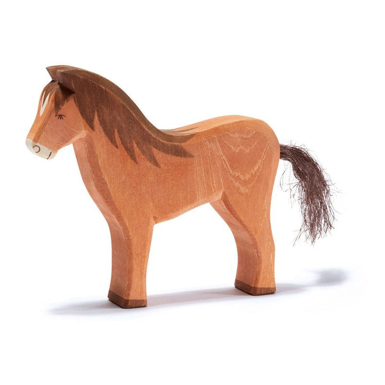Caballo Marrón de Madera