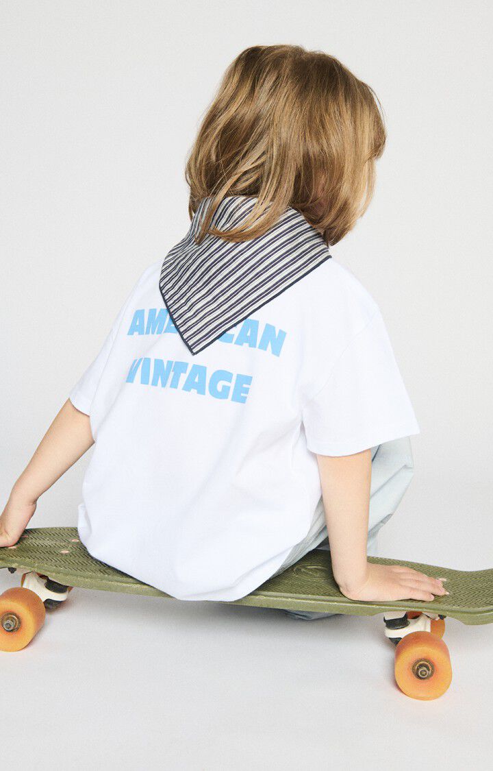 CAMISETA FIZVALLEY  PARA NIÑOS BLANCO