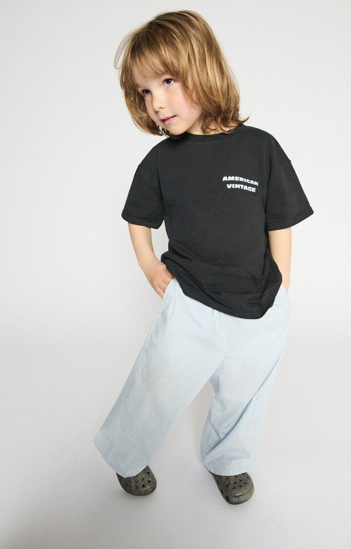 CAMISETA FIZVALLEY  PARA NIÑOS NOIR