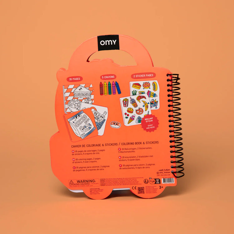 Super Coloring & Stickers Book - Yummy