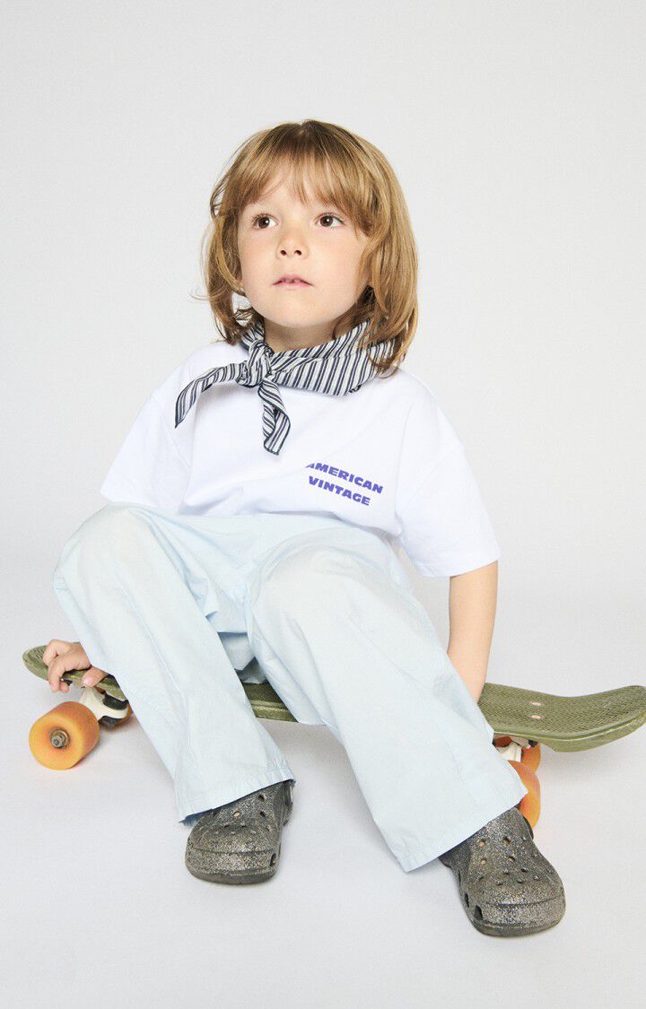 CAMISETA FIZVALLEY  PARA NIÑOS BLANCO