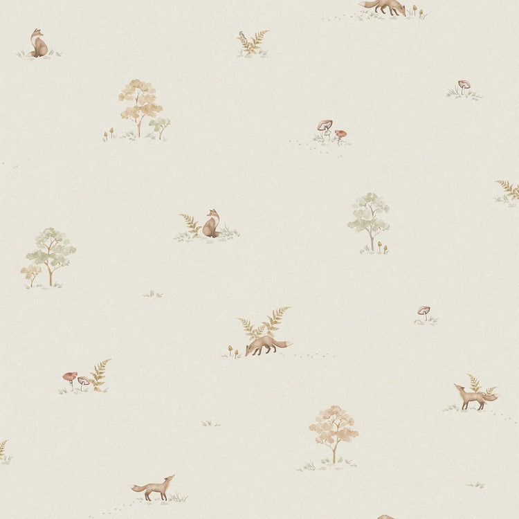 PAPEL PINTADO LITTLE FOX