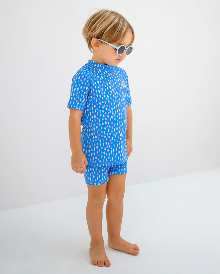 Bañador Niño 2 piezas Protección Solar Estampado Helados