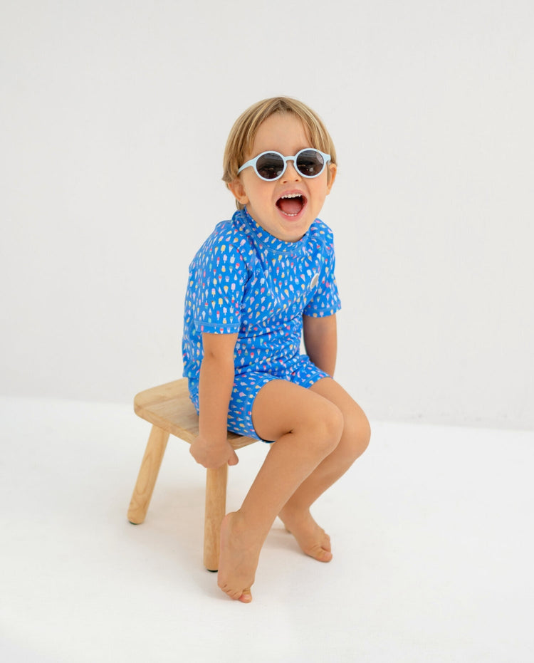Bañador Niño 2 piezas Protección Solar Estampado Helados