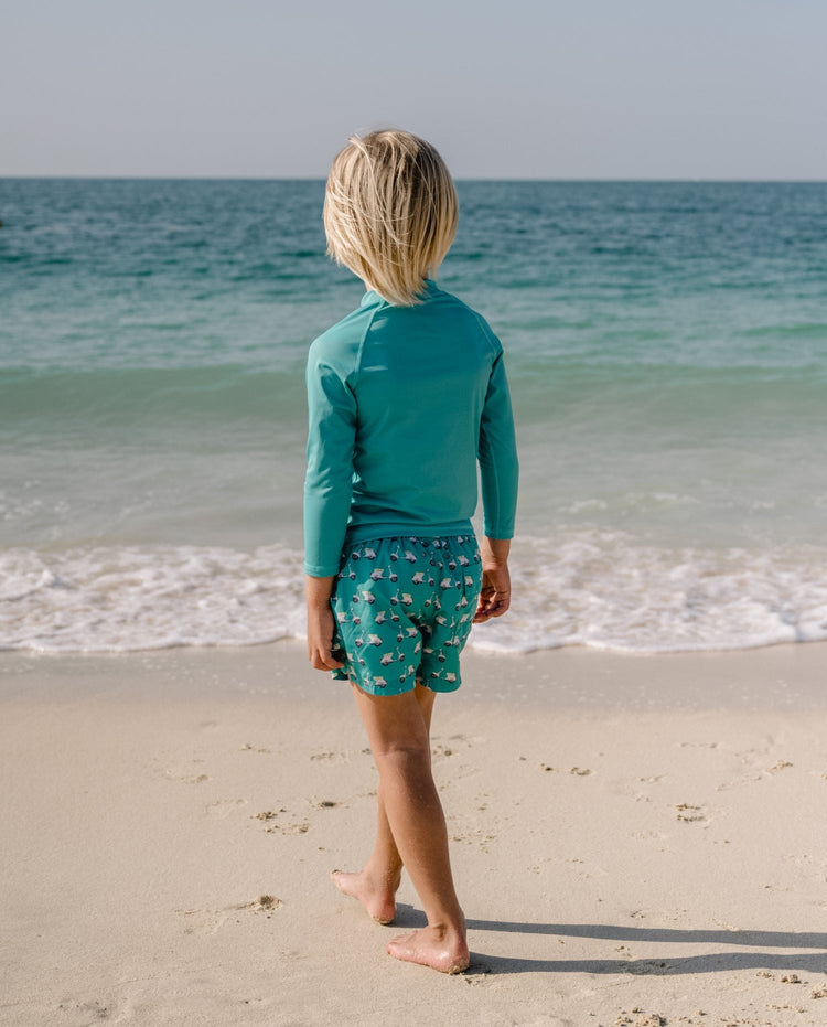 Bañador Short Niño Estampado Motos