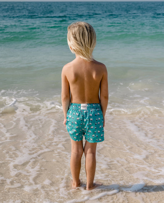Bañador Short Niño Estampado Motos