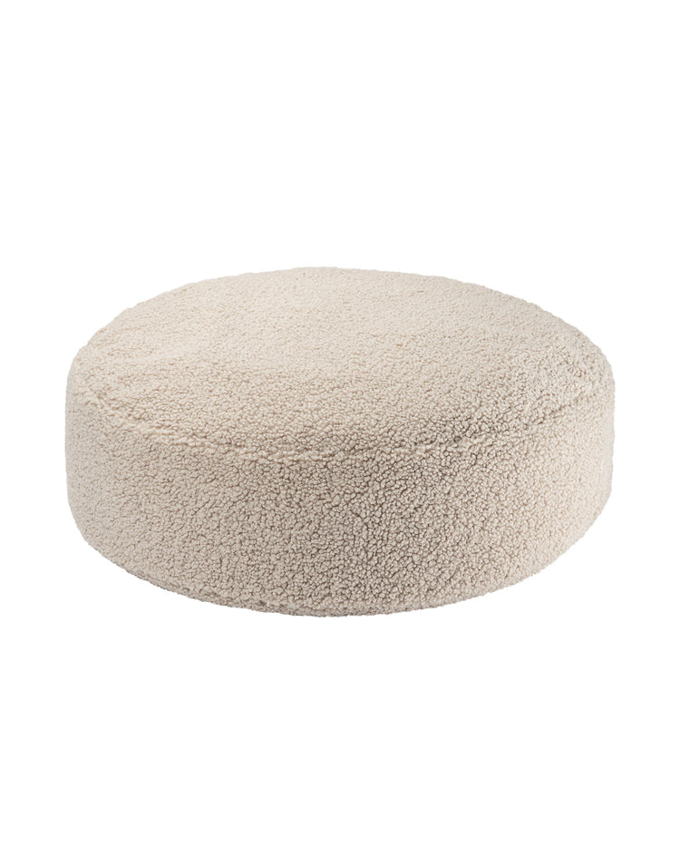 Biscuit White Ottoman
