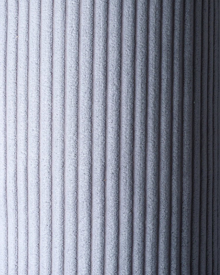 Blueberry Blue Beanbag Chair and Ottoman Set