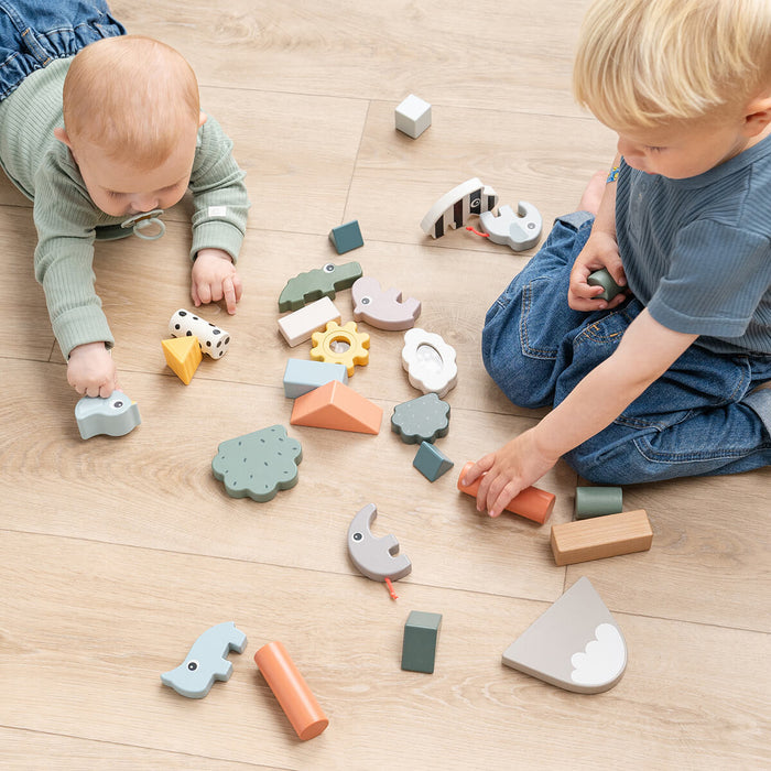 Set Bloques de Madera Deer Friends 34 Piezas