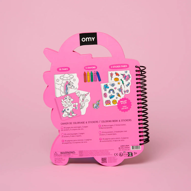 Super Coloring & Stickers Book - Lily