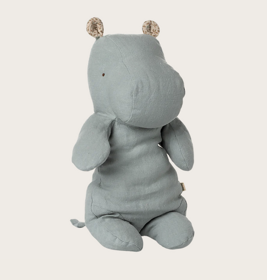 Safari friends, Hipopótamo, Mediano - Azul gris