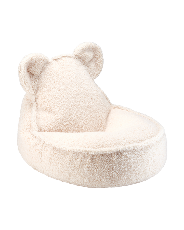 Cream White Bear Beanbag