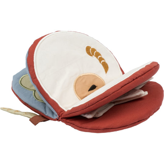 Libro de Tela Sensorial Manzana Roja