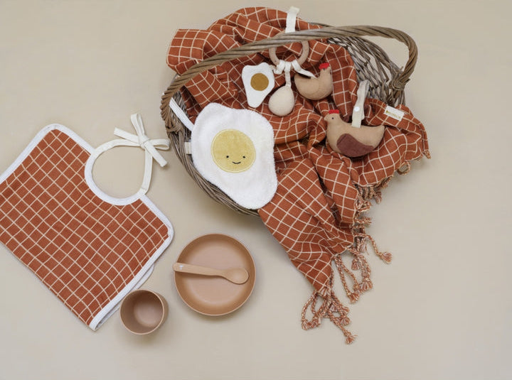 Babero para Comidas Cuadro