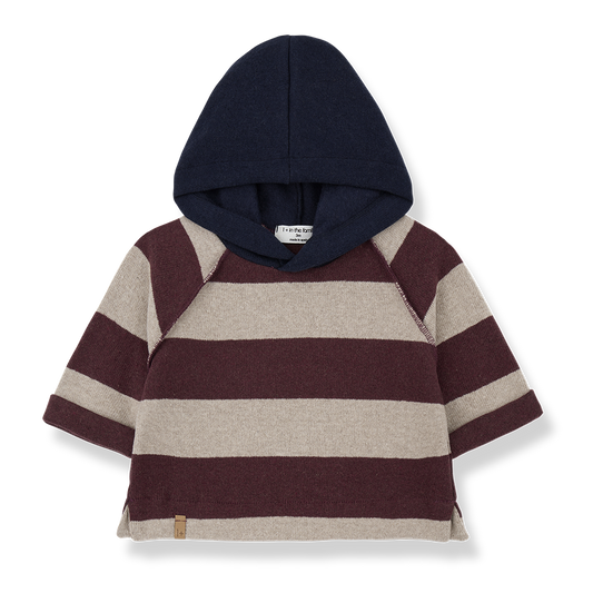JERSEY RAYAS DE BEBÉ COLOR  MELANZANA – 1+IN THE FAMILY | KIDSLABCO