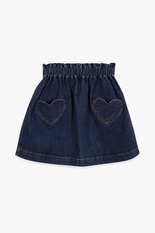 Falda Douchka en Denim Brut – Espíritu Cowgirl con Toque Romántico | Colección New Barn