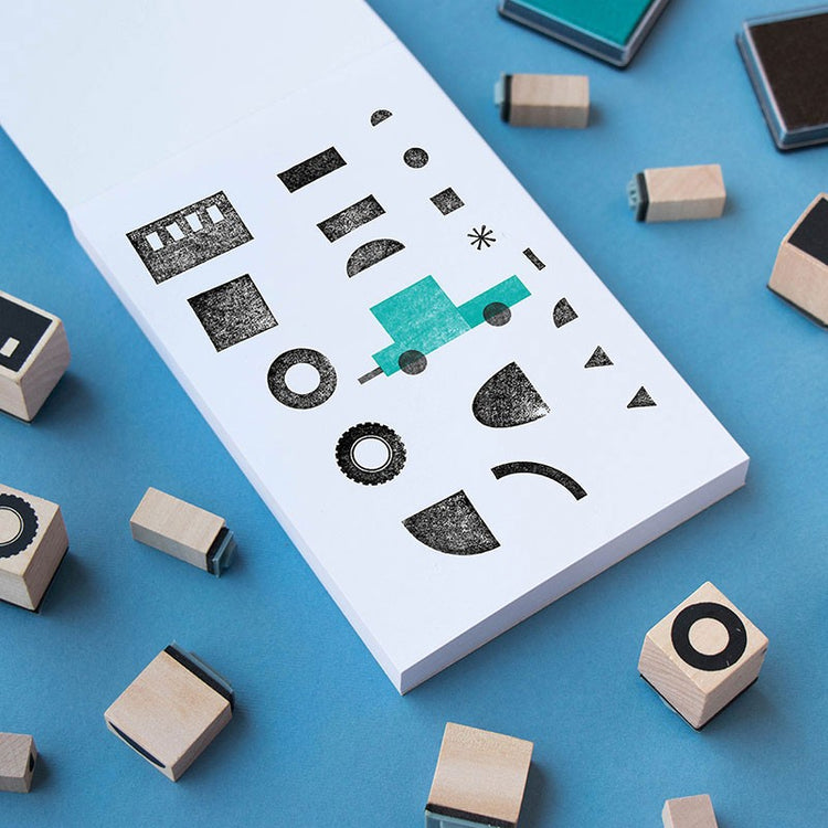 Sellos de Madera Bam! Create Your Transports