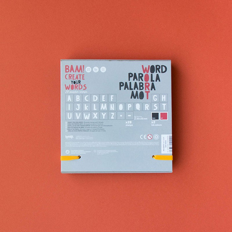 Sellos de Madera Bam! Create Your Words