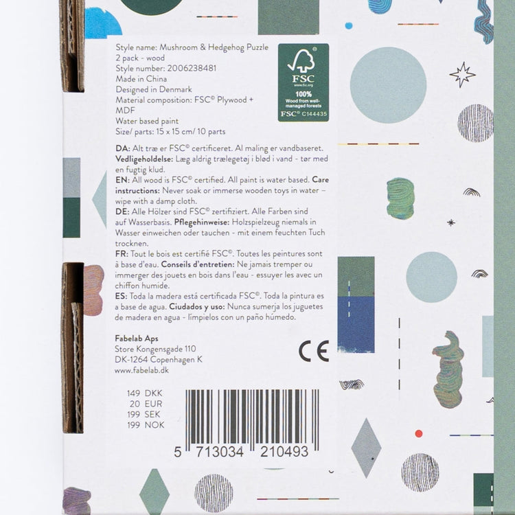 Puzzle Hongos y Erizos