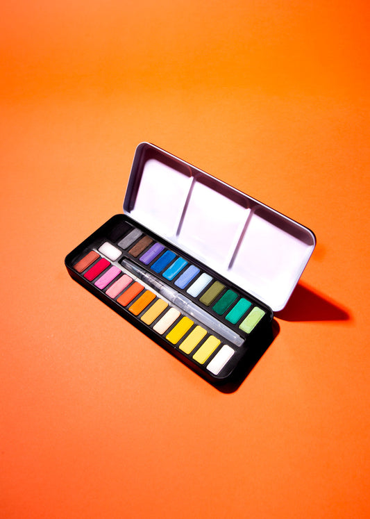 PALETA DE ACUARELAS 24 COLORES OMY