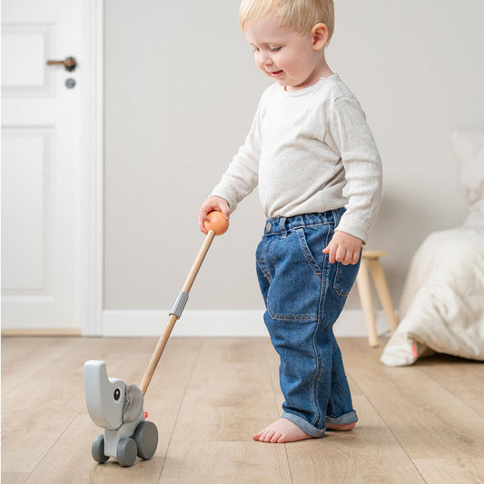 Juguete de Arrastre Elphee color Gris