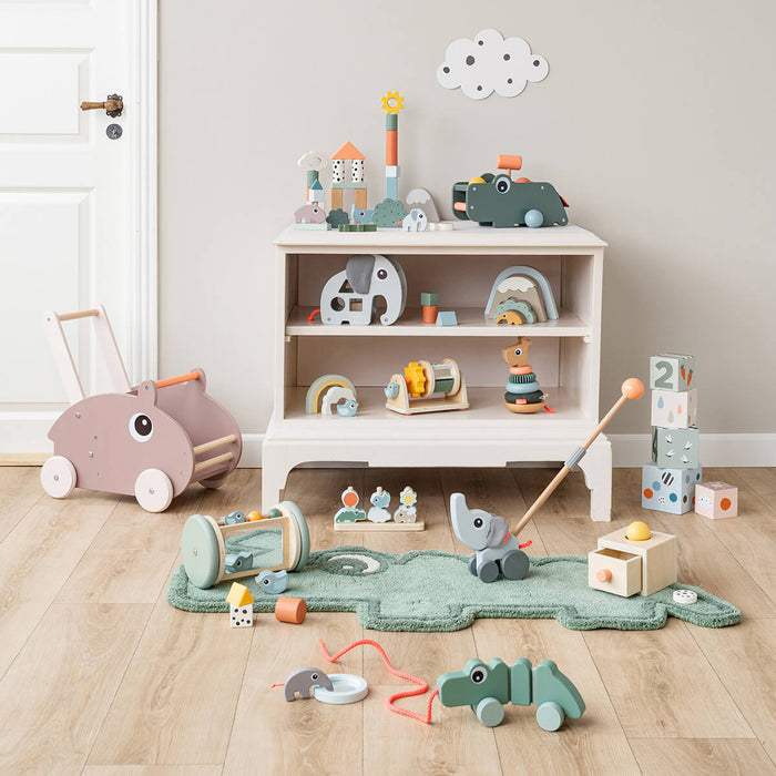 Juguete de Arrastre Elphee color Gris