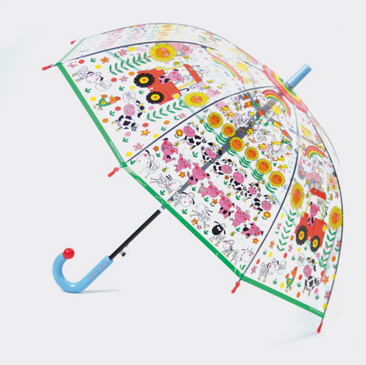 Paraguas Transparente On The Farm