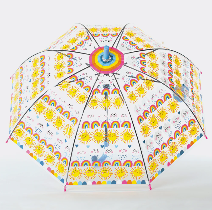 Paraguas Transparente Sun & Rainbows