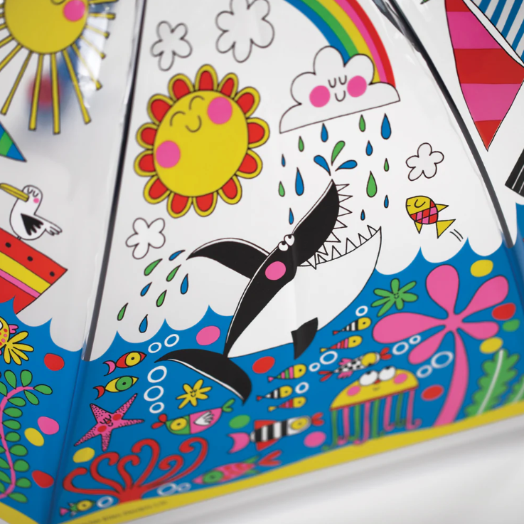 Paraguas Transparente Under The Sea