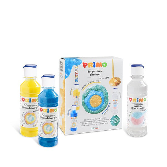 Slime set - 2 colas de colores metalizado en kidslab