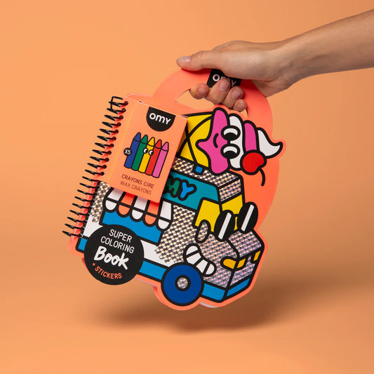 Super Coloring & Stickers Book - Yummy