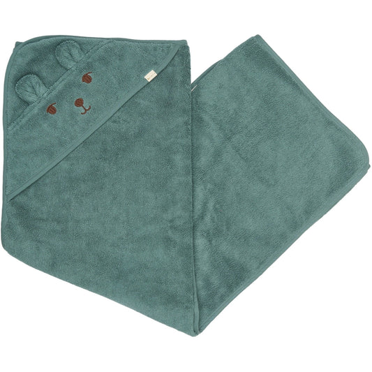 Toalla de Algodón con Capucha Oso