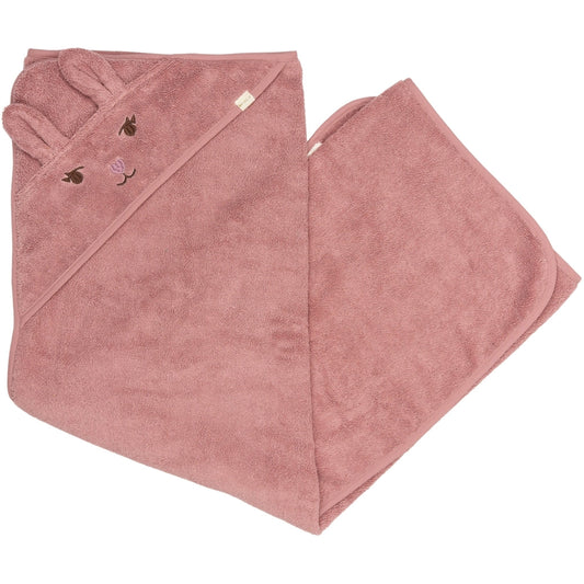 Toalla de Algodón con Capucha Conejo