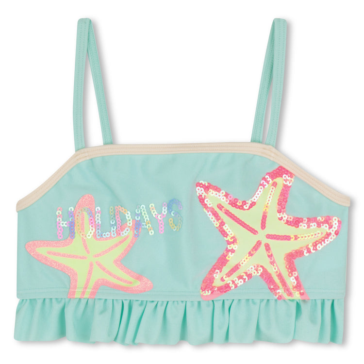 Bañador 2 piezas turquesa