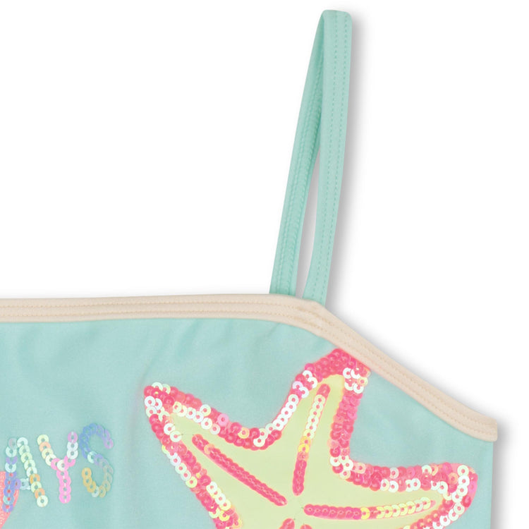 Bañador 2 piezas turquesa