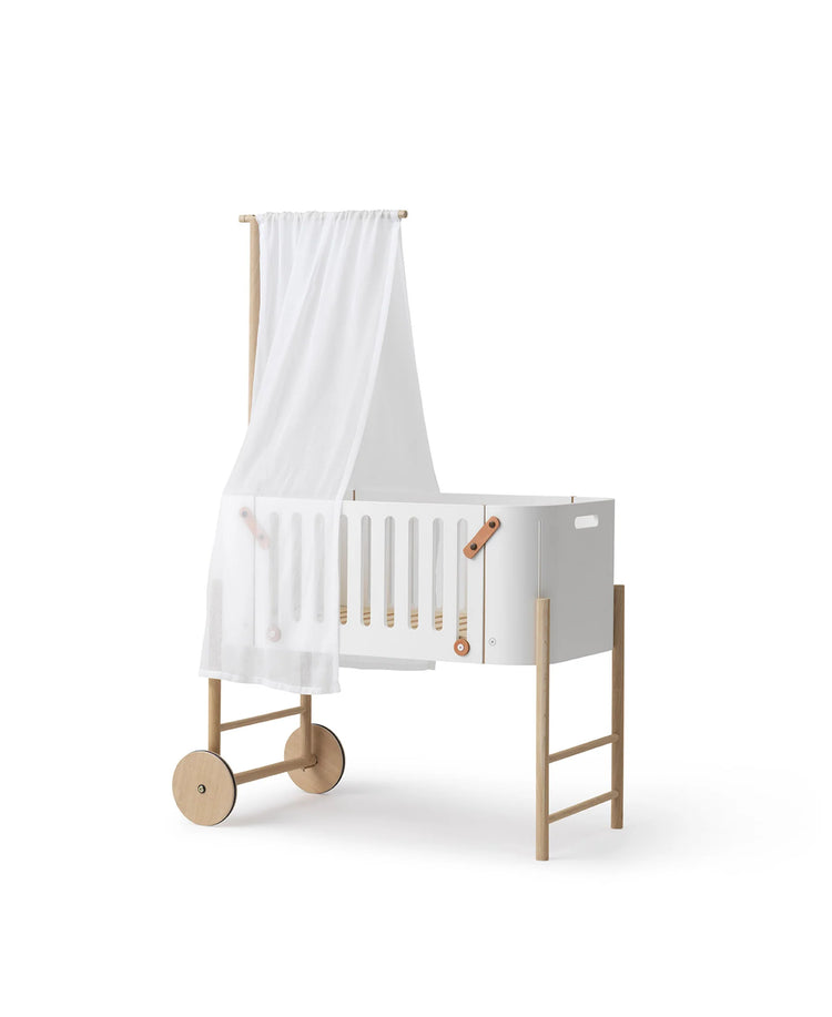 WOOD CO-SLEEPER BED CANOPY, WHITE